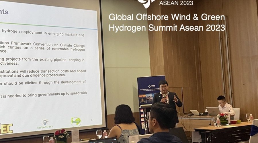 ESG Education & Business Presented At The ASEAN Green Offshore Wind And Hydrogen Global Summit 2023 (GOWH ASEAN 2023) In Ho Chi Minh City
