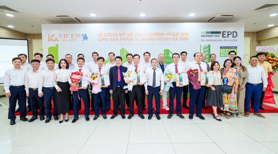 Lễ Công Bố Và Trao Chứng Nhận EPD International đến Vicem Hà Tiên
