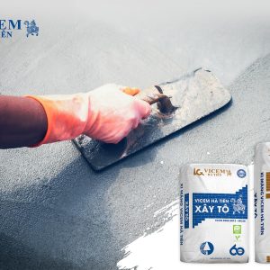 Vicem Ha Tien masonry cement from Phu Huu Grinding Terminal