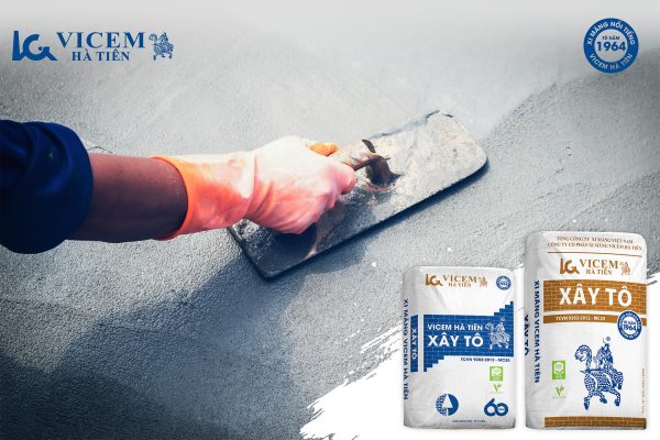 Vicem Ha Tien masonry cement from Phu Huu Grinding Terminal