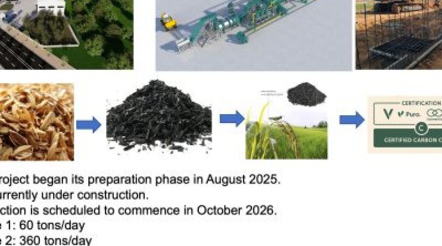 Nhà máy Biochar từ Vỏ Trấu – Lớn nhất Việt Nam (Giai đoạn 1) & Lớn nhất châu Á (Giai đoạn 2): Cột mốc quan trọng của ESG Education & Business
